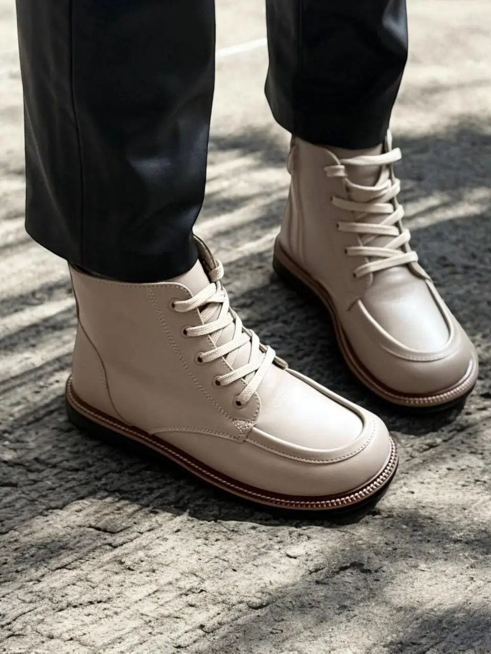 Women S Leather Winter Boots Handmade Anatomical Ankle