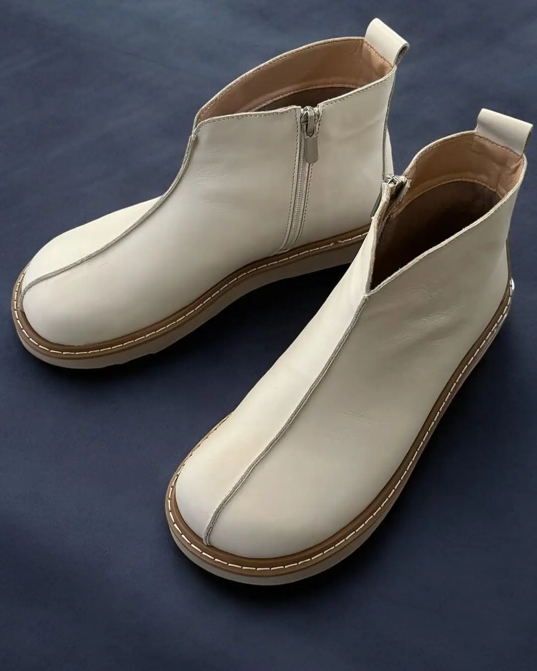 Fur Lined Winter Leather Boots For Women Orthopedic